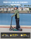 FanttikRide T9 Apex Trottinette Électrique Enfant 130–170 cm, Moteur 200 W, 11/16/19 km/h, Lumières LED Colorées, Haut-Parleur Bluetooth, Écran Digital, Hauteur Réglable, Pliable, sans ABE - 5