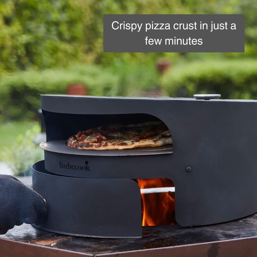 Barbecook Dynamic Centre wood pizza oven with cooking surface 36 cm, for wood barbecue Nestor, 51.5x46.5x27.5 cm - 4