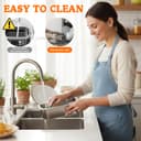Electric Lunch Box 100 W, Electric Lunch Box 1.5 L Heat Box Insulated Heat Box Automatic Heating Function with Insulated Bag, Fork & Spoon and Removable Divider Plate - 8