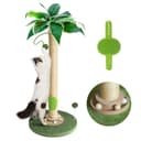 Fantasreen Scratching Post 84cm Cat Scratcher, Tall Scratching Posts for Indoor Cats with Toy and Interactive Ball Self Groomer for Kittens Adults Cats - 1