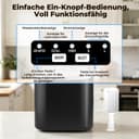 Acmeenjoy Ice Cube Machine 12 kg/24 H, Small Ice Cube Machine, 1.2 L, Self-Cleaning Ice Maker with Handle Ice Cube Basket/Shovel, 8 Ice Cubes in 6-8 Minutes, for Kitchen/Office/Party/Office, RV, Black - 6