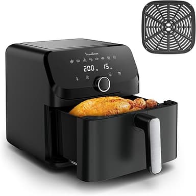 Moulinex Easy Fry Mega, Freidora de aire XL 7,5 L, 8 Prog…