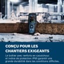 Humidimètre GMM 1-15 Bosch Professional à broches (non invasif, mesure 37 essences de bois et 10 matériaux de construction, indice de protection IP65, 2 piles AA, housse) - 5