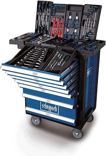 Scheppach TW1000 Workshop Trolley | 263-Piece Tool Kit | …