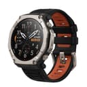 Amazfit T-Rex Ultra 2 Dual-Band GPS Outdoor Smart Watch, 51mm Ti Body, 1.5" Sapphire AMOLED Display, Flashlight, 30 Days of Battery, Offline Maps, 10 ATM, 180+ Sports Mode for Android & iPhone, Black - 1