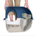 Omega Paw Premium Roll 'n Clean Litter Box Large,Cat, Peral Blue (PR-RA20-1) - 3