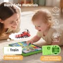 hahaland Multilingual (EN/DE/FR/IT/ES) Baby Learning Tablet for 1 Year Old+ Boys & Girls, Musical Educational Toys, Interactive Kids Tablet with Sounds, Songs, Piano, Q&A Games, Learning Toy Gifts - 5