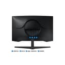 Samsung 27' Odyssey G55C Gaming Monitor, LS27CG554EUXEN - 4