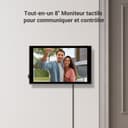 EZVIZ 4K Connected Video Intercom Doorphone, 8 Inch Touch Monitor, Palm/Face Recognition, Remote Unlock, 2 Wires, Human Detection, RFID Option, Waterproof, Dual-Band WiFi, HP7 Pro - 4