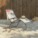 Reclining Garden Chair / Zero Gravity Chair R Clip Seigle Ii Lafuma Mobilier - 6