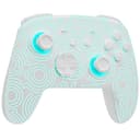 PALPOW Manette Switch 2 Pro, Manette Switch Sans Fil Compatible avec Nintendo Switch 2/OLED/Lite, Firefly Bluetooth Switch 2 Pro Controller avec 7 Couleurs LED/Paddle/Turbo - Blanc - 1