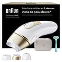 Braun Lumiere Pulsee Smart Silk·Expert Pro 5 Home Laser Alternative, Semi-Definitive Hair Reduction, with Pouch, Gillette Venus Women's Shaver, 3 Heads, PL5311 - 1