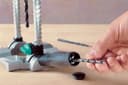 wolfcraft tecmobil Mobile Drilling Aid - Mobile Drill Stand for Freehand Drilling on Walls, at Angles, Overhead, and Stationary - with dust Extraction - 4522000 - 7