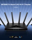 Cudy Tri-Band WiFi 7 BE11000 Router, 6-Stream 10 Gbps, 4 × 2.5G Ports, Up to 11000Mbps, VPN Server and Client, Cudy APP and Mesh, 6 × High-gain Antennas, WR11000 - 2