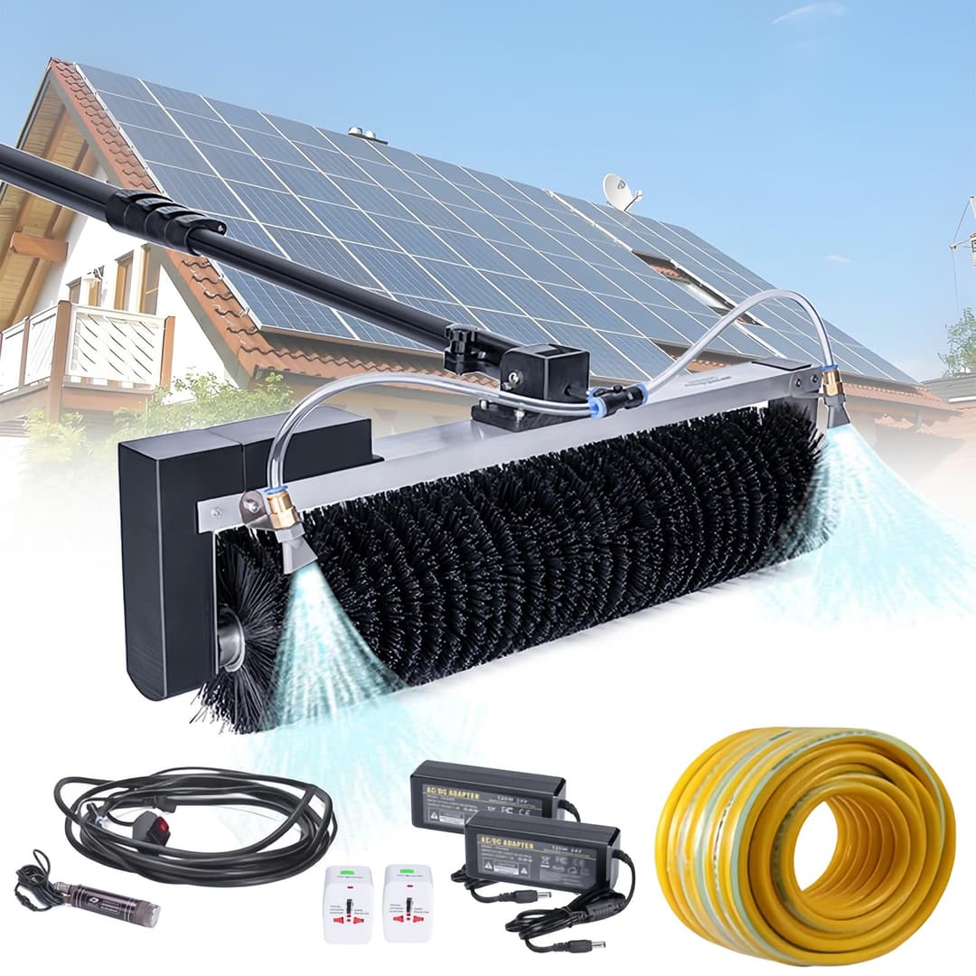 Telescopic Rod PV Panel Wash Cleaning Machine, Solar Pane…