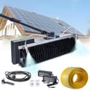 Telescopic Rod PV Panel Wash Cleaning Machine, Solar Panel Cleaning Equipment Solar Cleaner Robot, Solar Panel Cleaner, Electric Water Fed Pole Kit, 360° Rolling Cleaning Water Brush,7.5M/25Ft - 1