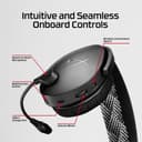 HyperX Cloud Jet Dual Wireless Gaming Headset, 2.4GHz & Bluetooth, PC, Mac, PS5, PS4, Mobile, 40 mm Driver, 25 Hours Battery Life, Swivel-to-Mute Microphone, Lightweight Design, Black - 2