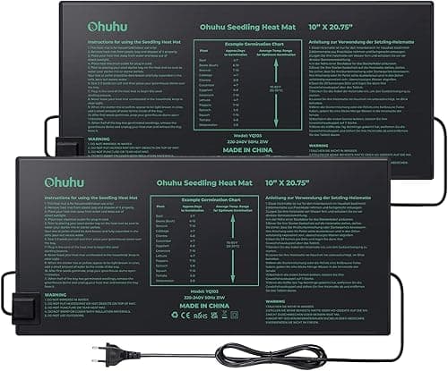 Ohuhu Seedling Heat Mat 2 Pack