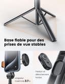 ANXRE 71"/180cm Phone Tripod Monopod, NT79 Extendable Selfie Stick Tripod for Cell Phone＆Camera, Mobile Tripod Stand for Filming, Tripod Stand Holder Compatible with Smartphone Camera - 3