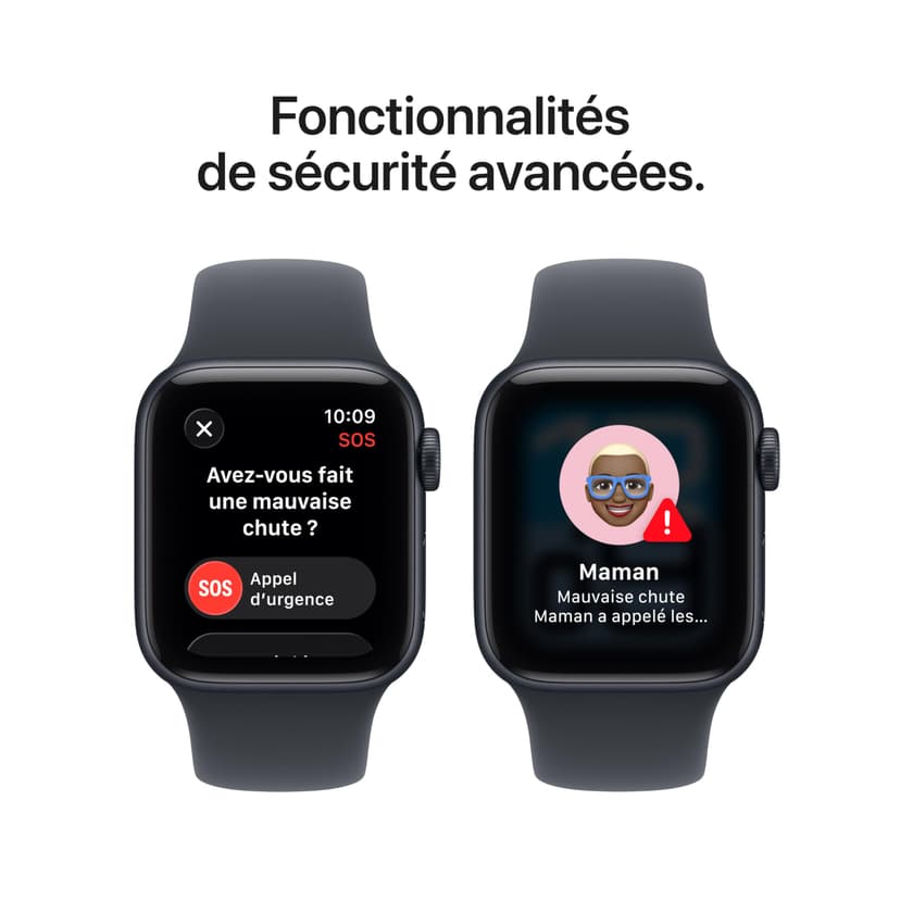 Apple Watch SE 3 [GPS 40 mm] Montre connectée avec boîtier Minuit et Bracelet Sport Minuit. Moniteur activité/Sommeil/fréquence Cardiaque, écran Toujours activé - 5