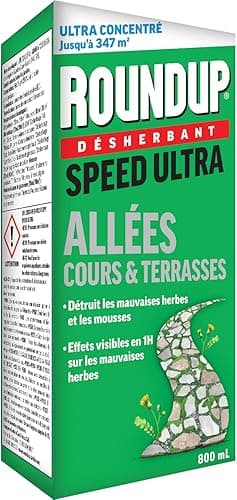 ROUNDUP Désherbant Concentré Cours, Allées & Terrasses – …