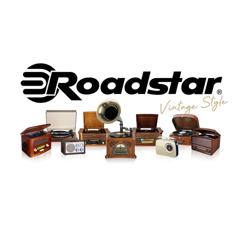 Roadstar HRA-1500UEMP Radio CD Portable FM/MW Vintage, Lecteur CD-MP3, Fonction d'enregistrement USB, Stéréo, Télécommande, Connexion pour Casque, Bois - 8