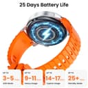 KOSPET ORB Smart Watch for Women Men, Ultra-Lightweight, 25 Days Battery Life, 1.43" AMOLED Fitness Watch with 24H Heat Rate Monitor & Sleep Tracking, 175+ Sports Modes, IP68 Waterproof Silver - 7