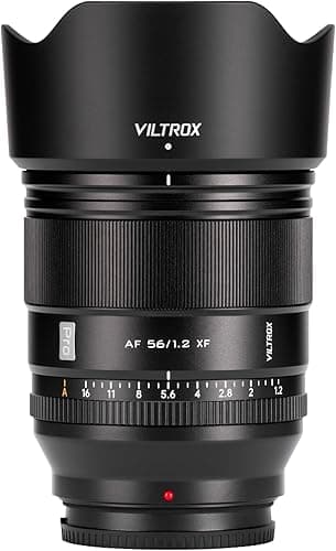 VILTROX Pro 56mm f1.2 Fuji, AF 56mm f/1.2 XF for Fuji X M…
