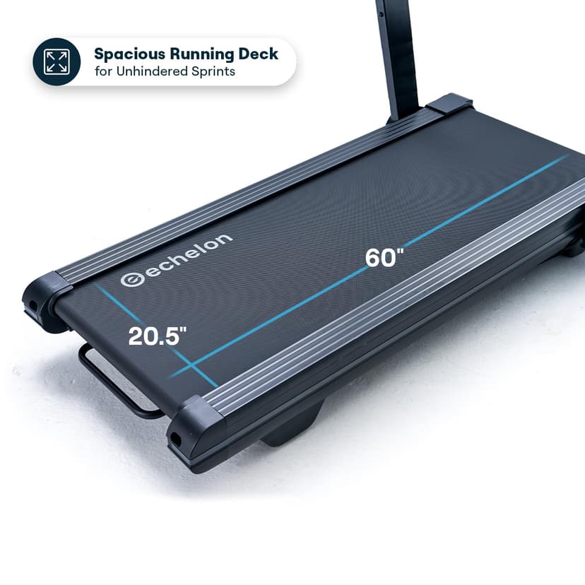 Echelon Stride 6s-10 Auto-Fold Smart Treadmill, Home Use Treadmill, 300 lb Capacity, Motorised Incline, 10 Inch HD Touchscreen, Quiet Brushless Motor, Foldable Treadmill with USB Port - 4