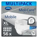 MoliCare Premium Mobile 10 Drops | Disposable Incontinence Pants: for Women and Men with Incontinence | Size XL | 51-67 inches | 4 Packs of 14 Pairs (56 Pieces) - 1