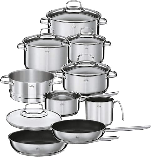 Rösle 13120 Elegance 14–Piece Saucepan Set