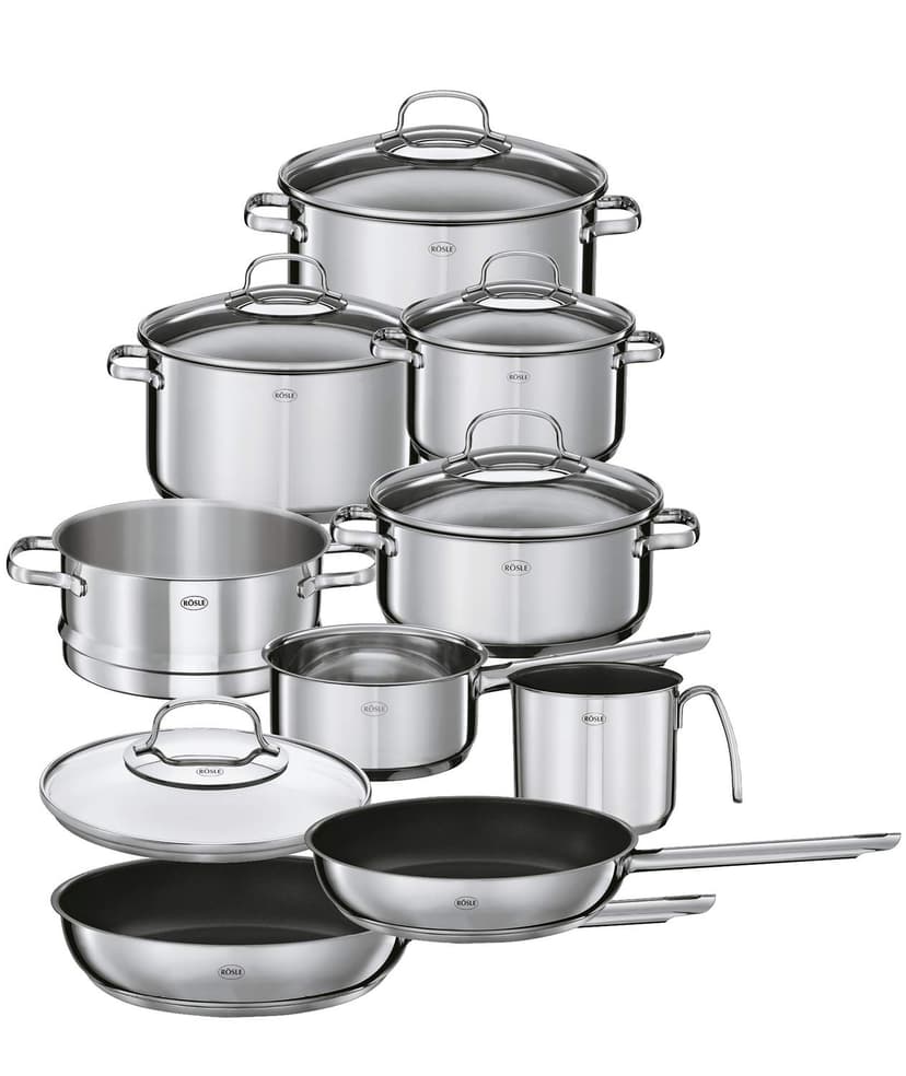 Rösle 13120 Elegance 14–Piece Saucepan Set - 1