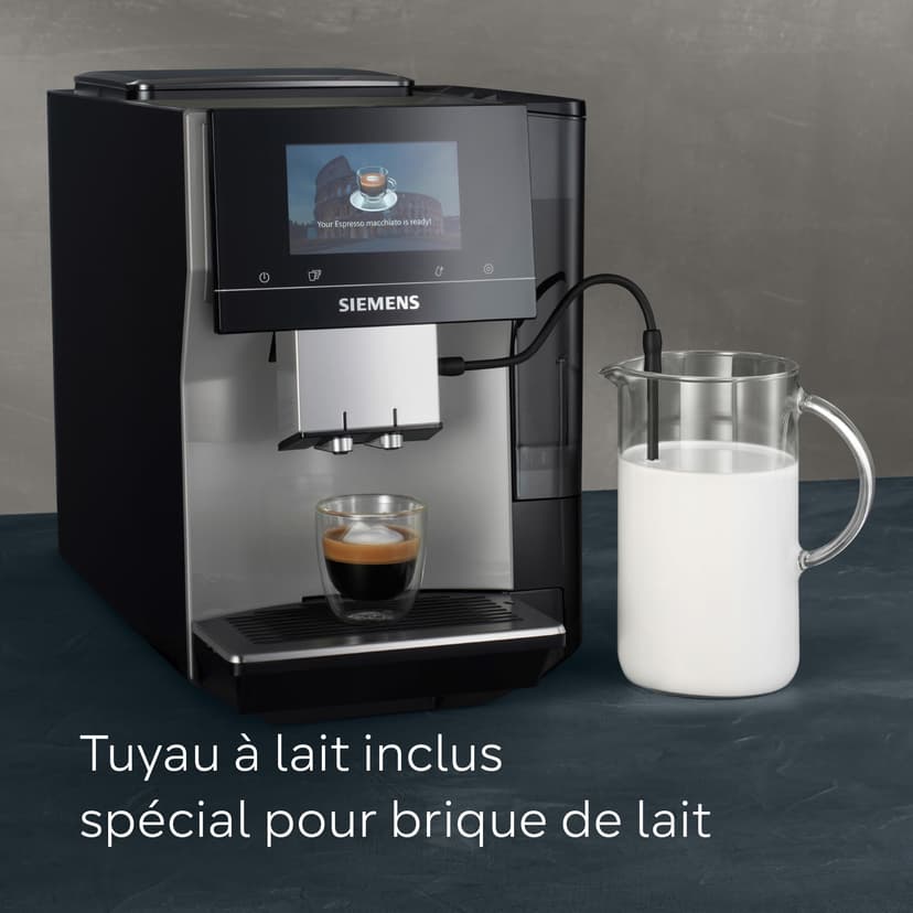 Fully automatic coffee machine, EQ700 classic, Inox silver metallic - 6