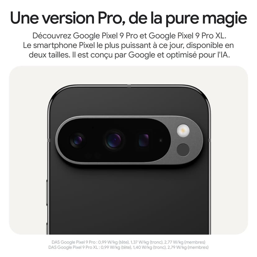 Google Pixel 9 Pro – Smartphone Android débloqué avec Gemini, Triple Appareil Photo arrière, 24 Heures d'autonomie et écran Super Actua 6,3 Pouces – Vert Sauge, 128GB - 5