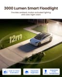 Reolink TrackFlex Floodlight WiFi, 4K PTZ Camera Outdoor, 360° Auto-Tracking Zoom, 270° PIR Detection, 3000 Lumens, Floodlight Camera Wi-Fi 6 with Local AI Video Search, 24/7 Recording, Hardwired - 4