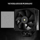 Thermalright Assassin Spirit 120 EVO CPU Cooler, 4 Heat Pipes, 12 cm, Speed 1850 RPM, Black, PWM Fan, Quiet, AMD, AM4, AM5, and Intel 1700, 1150, 1200 - 4