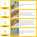 SIKA - Kit Traitement contre les Remontées Capillaires/Remontées d'Humidité dans les Murs - SikaMur InjectoCream 100, Blanc - Intérieur et Extérieur - Anti-moisissures - 20m linéaire - 5