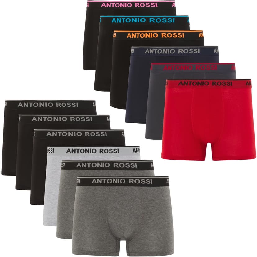 ANTONIO ROSSI (lot de 12) boxers ajustés pour hommes - Bo… - 1