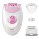Braun Silk-épil 3 Épilateur Filaire Femme pour Épilation Rasoir et Tête de Tondeuse 3-031 Rose - 7