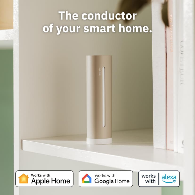 Netatmo Original 2nd Generation Weather Station | Indoor & Outdoor | Temperature, Humidity, Air Quality, UV, Pollen, Weather Forecast | Compatible Apple Home, Alexa, Google Home - Sand - NWS-S-EC - 4