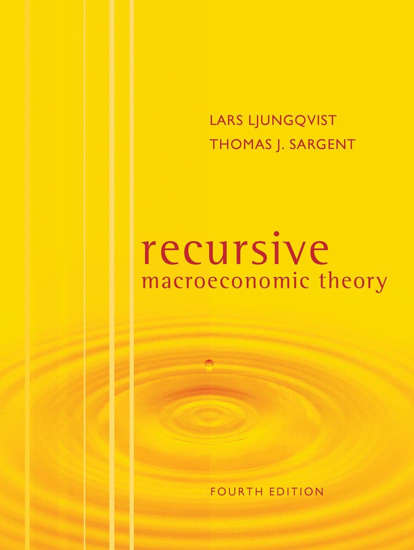 Recursive Macroeconomic Theory, fourth edition - 1