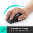 Logitech M705 Marathon Wireless Mouse, 2.4 GHz with USB Unifying Mini-Receiver, 1000 DPI Laser Grade Tracking, 7-Buttons, Extra Thumb Buttons, 3-Year Battery Life, PC / Mac / Laptop - Black - 2