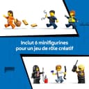 LEGO City Police Train Heist Toy - Remote Control Train Model Kit w/Circular Track, Helicopter, Rally Car & 6 Minifigures - STEM Birthday Gift for 7+ Year Old Boys - 60508 - 7