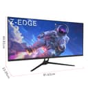 Z-Edge 34 Inch Ultrawide Monitor UWQHD Gaming Monitor 165Hz 1ms MPRT, 3440x1440 IPS Panel 21:9, 100% sRGB, FreeSync, PiP & PbP, DisplayPort (165Hz), HDMI (100Hz), Black - 7