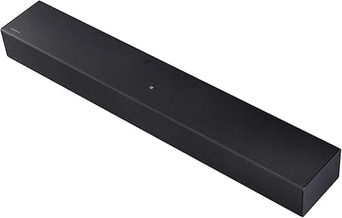 SAMSUNG HW-B400F/ZF Sound Bar, 2.0ch Woofer Integaod, Game Mode, Bluetooth Multiple Connection, Black