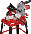 Einhell TC-SM 2531/2 U Pull Miter Saw (1900 W, 4,800 RPM, Ø254 x ø30 mm Saw Blade, Laser, Tilting Saw Head, Including HM Saw Blade), red - 3