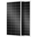 Rvpozwer 400W Panneaux Solaires Monocristallins, 2×200w Module PV pour Batteries 12V, Panneau Solaire de N-type, Panneau Solaire pour RV, supports de toit, bateaux - 1