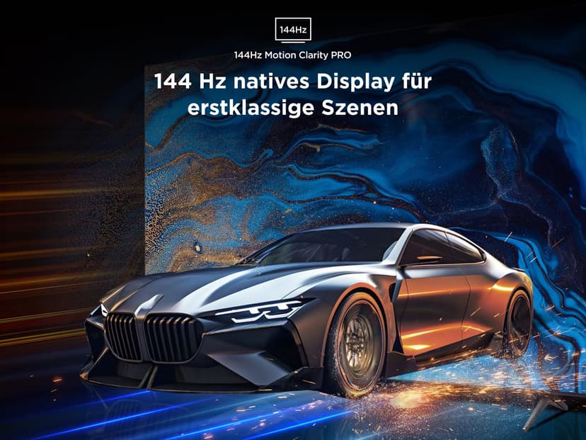 TCL 50C7K QD-Mini 50" 4K HDR Premium 2000 Smart Google TV with 144Hz Motion Clarity Pro (Dolby Vision IQ & Atmos, HVA Panel, Game Master) - 9