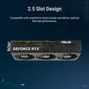 ASUS Prime NVIDIA GeForce RTX 5060 OC Edition, Graphics Card 8GB GDDR7, 128 Bit, PCIe 5.0, 3 Axial-Tech Fans, 1 HDMI 2.1, 3 DisplayPort 2.1, GPU Tweak III, Black, PRIME-RTX5060-O8G - 2