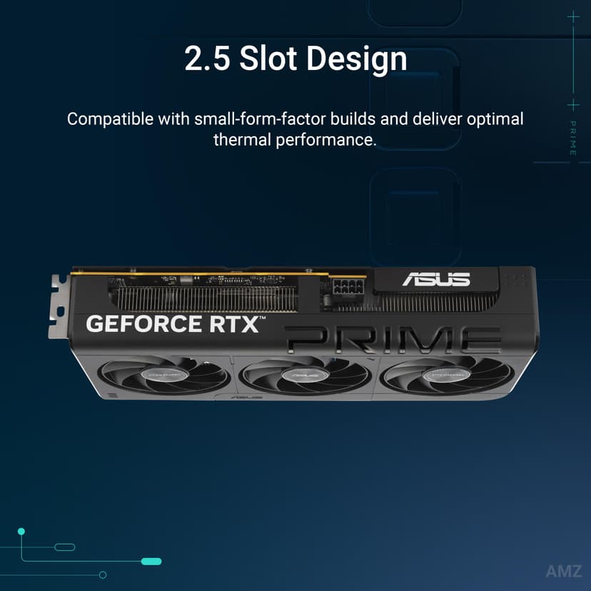 ASUS Prime NVIDIA GeForce RTX 5060 OC Edition, Graphics Card 8GB GDDR7, 128 Bit, PCIe 5.0, 3 Axial-Tech Fans, 1 HDMI 2.1, 3 DisplayPort 2.1, GPU Tweak III, Black, PRIME-RTX5060-O8G - 2